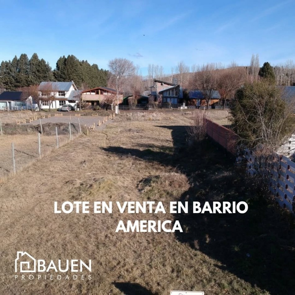 Venta de terreno en Loteo America, Junin de los Andes, Neuquen