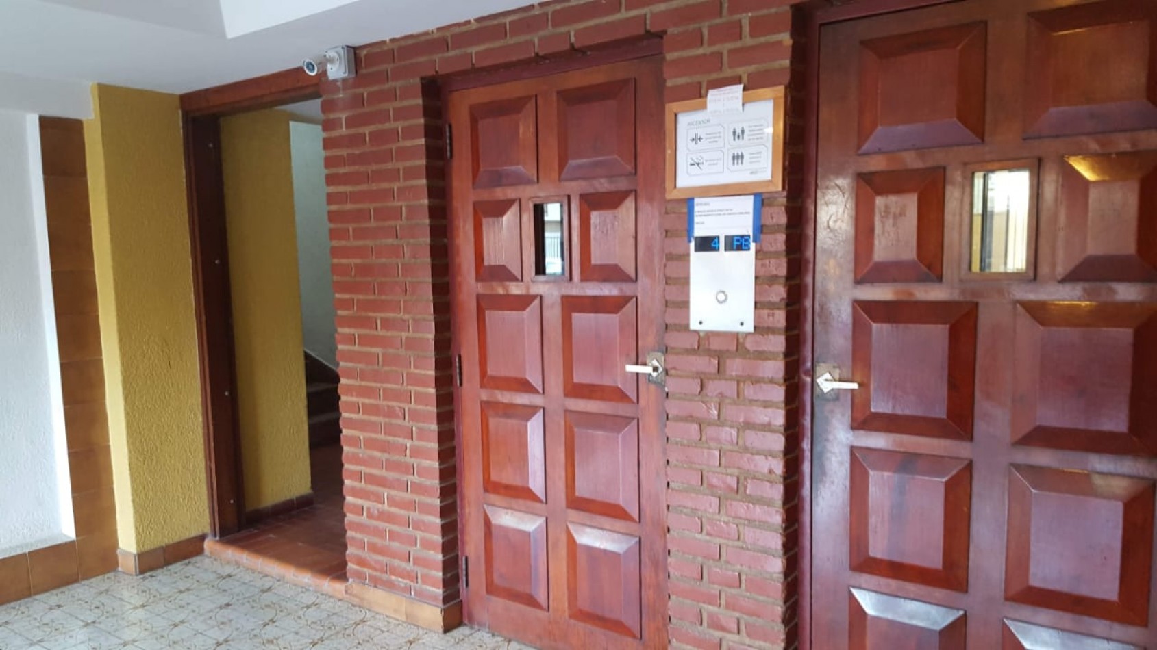 Depto 2 amb. 4to piso L Edificio French 
