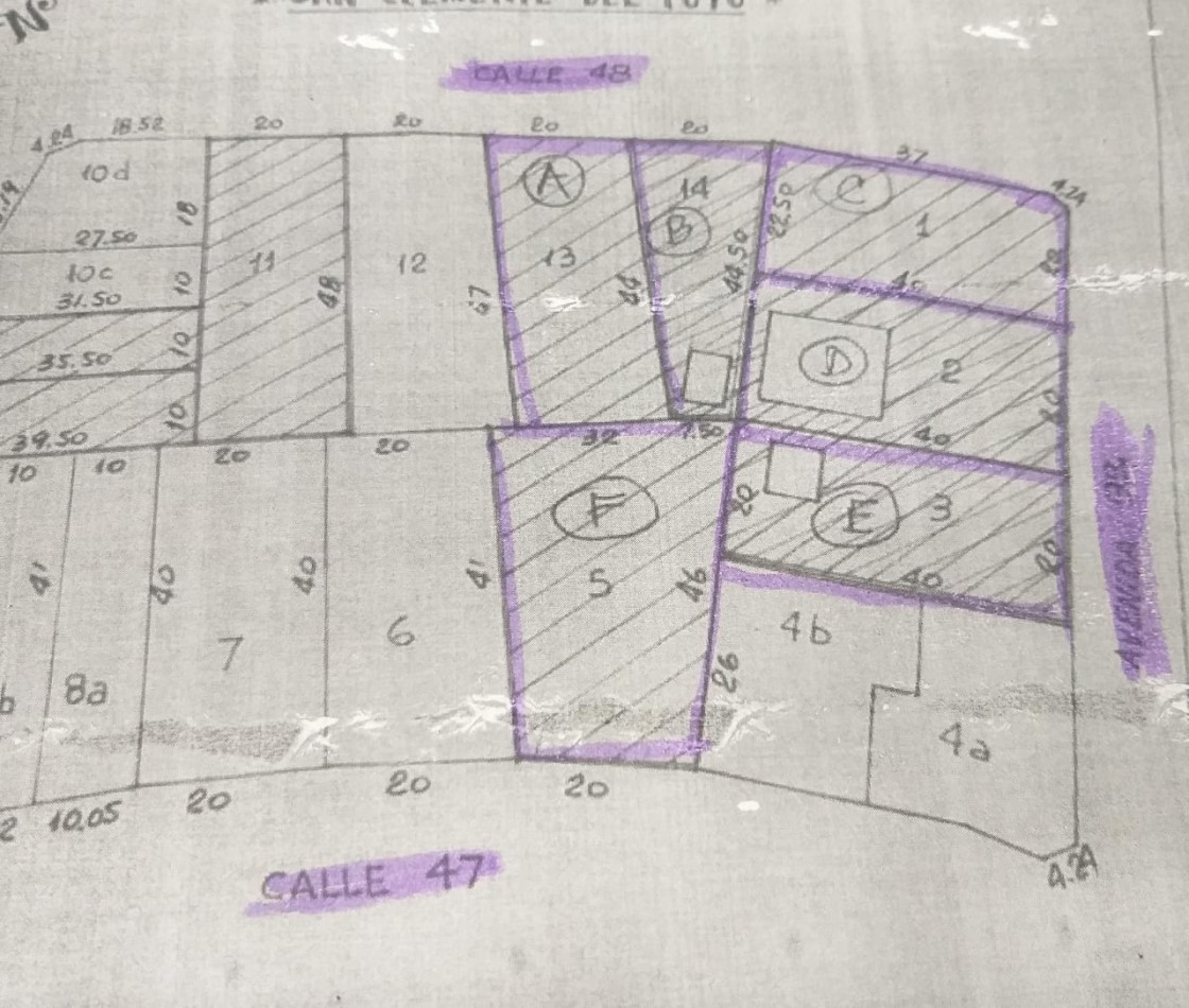 Lote 1125M2 calle 47 y IX 