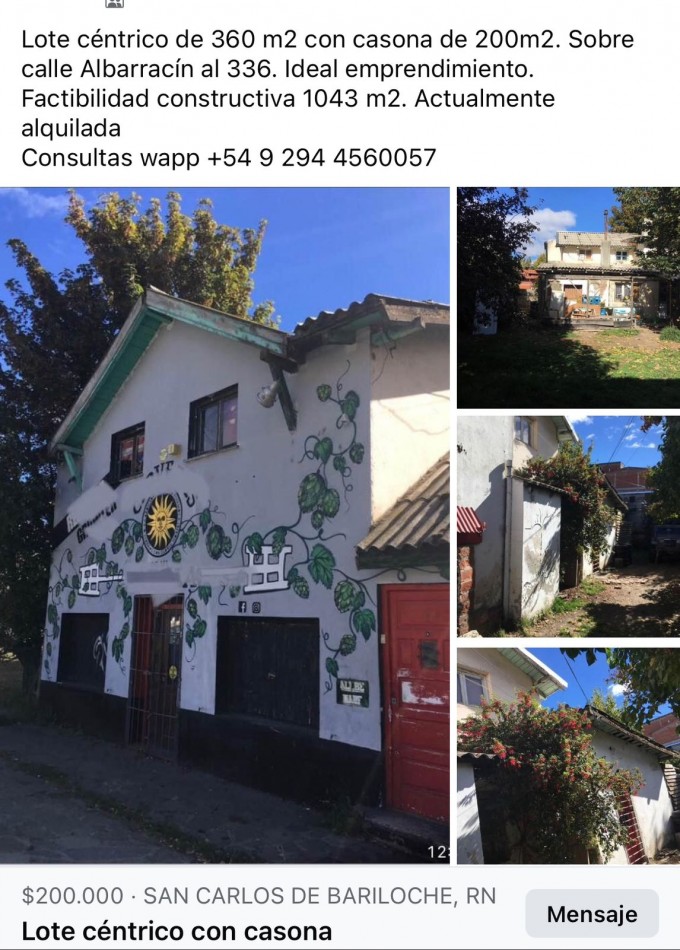 OPORTUNIDAD LOTE EN CENTRO IDEAL DESARROLLO