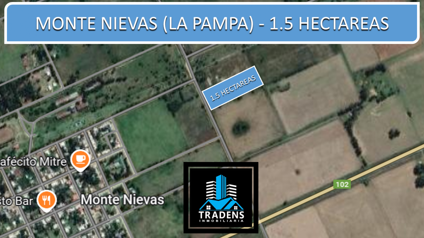 ESPECTACULAR LOTE EN MONTE NIEVAS (LA PAMPA)