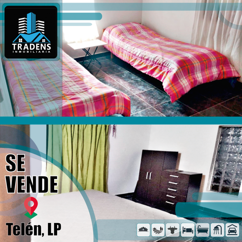 TELEN: CHACRA C/ CHALET y EQUIPAMENTO - 44 HAS. -