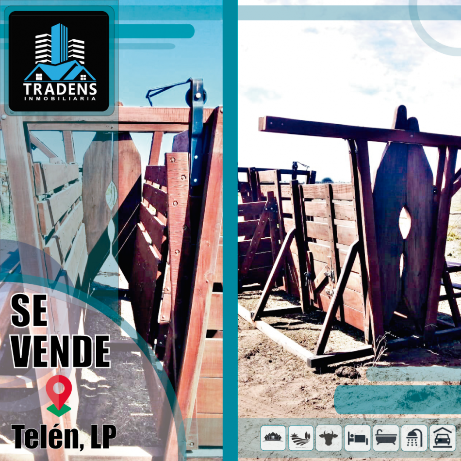 TELEN: CHACRA C/ CHALET y EQUIPAMENTO - 44 HAS. -