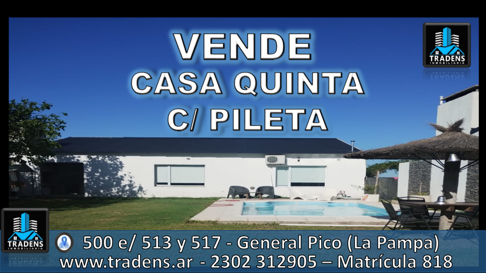CASA QUINTA CON PILETA