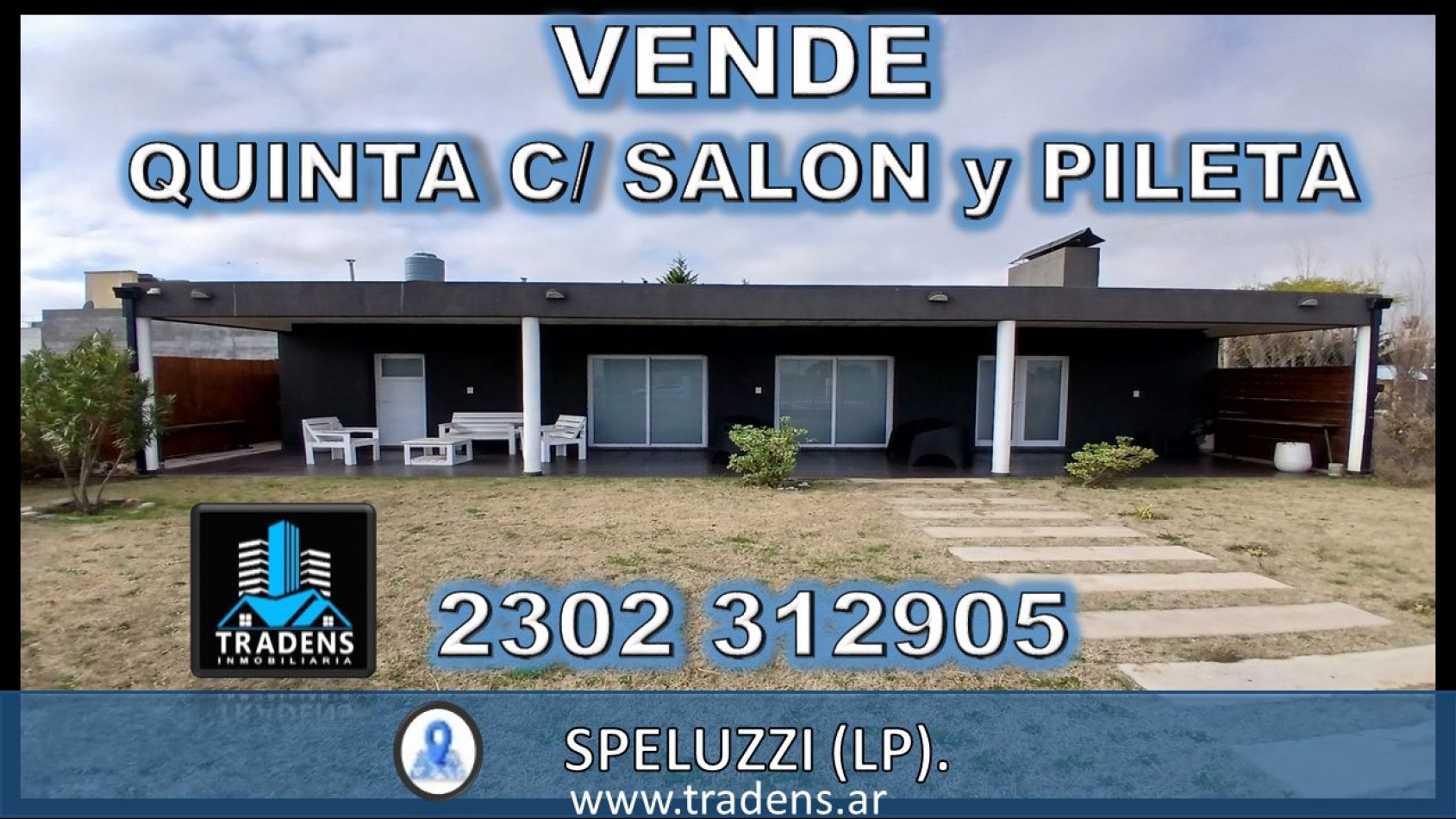 QUINTA c/ SALON, PILETA y PARRILLA
